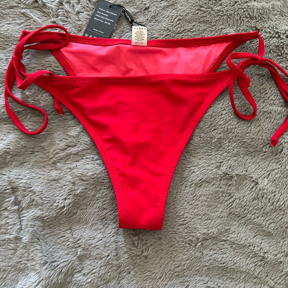 RELLECIGA Vibrant Red Bikini Bottom
